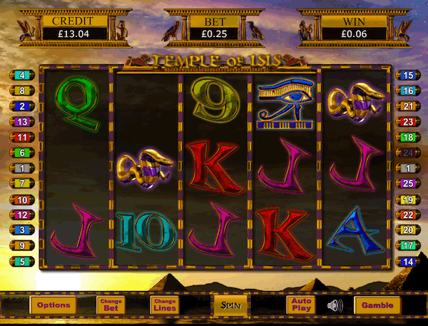 Temple Of Isis Slot